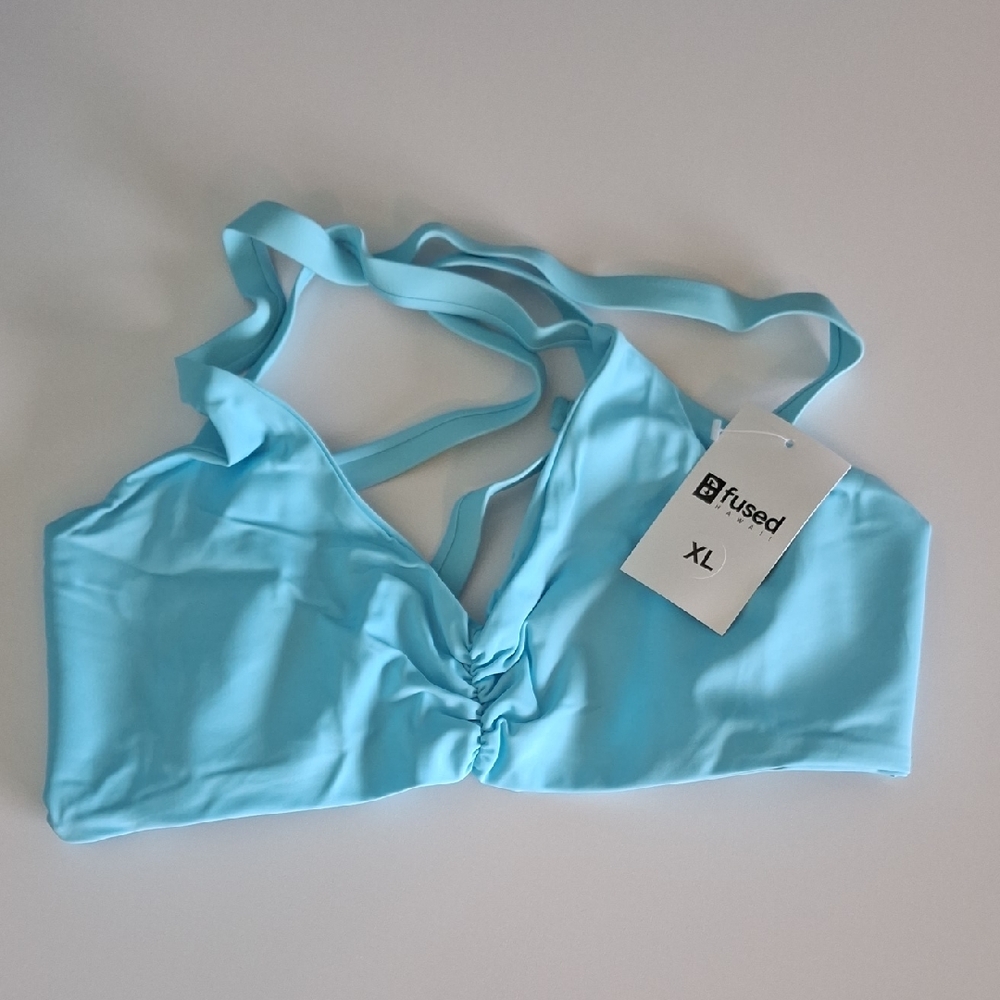 Fused Women's Blue Bikini Top